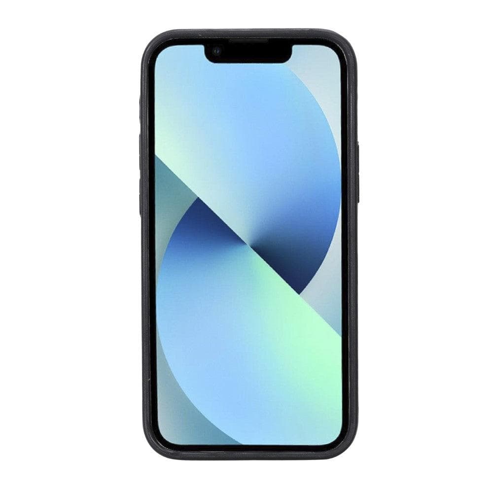 Flex Cover Genuine Leather iPhone 13 Case with Card Holder