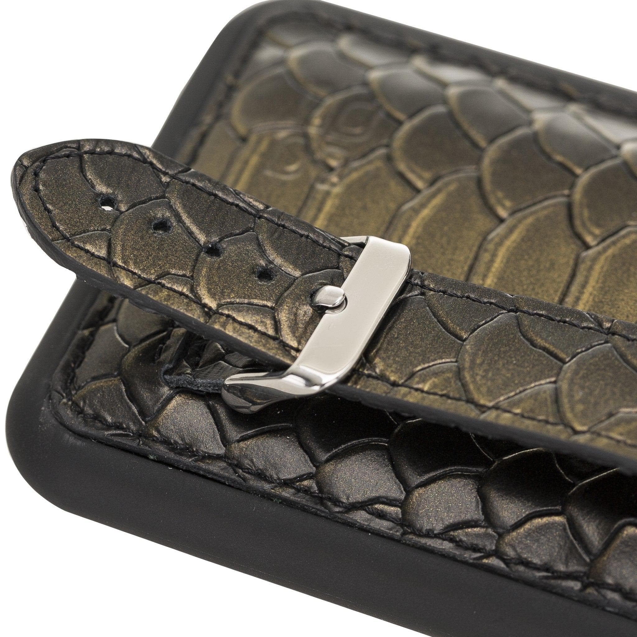 Flex Cover Genuine Leather iPhone 11 Pro Case with Card Holder & Hand Strap