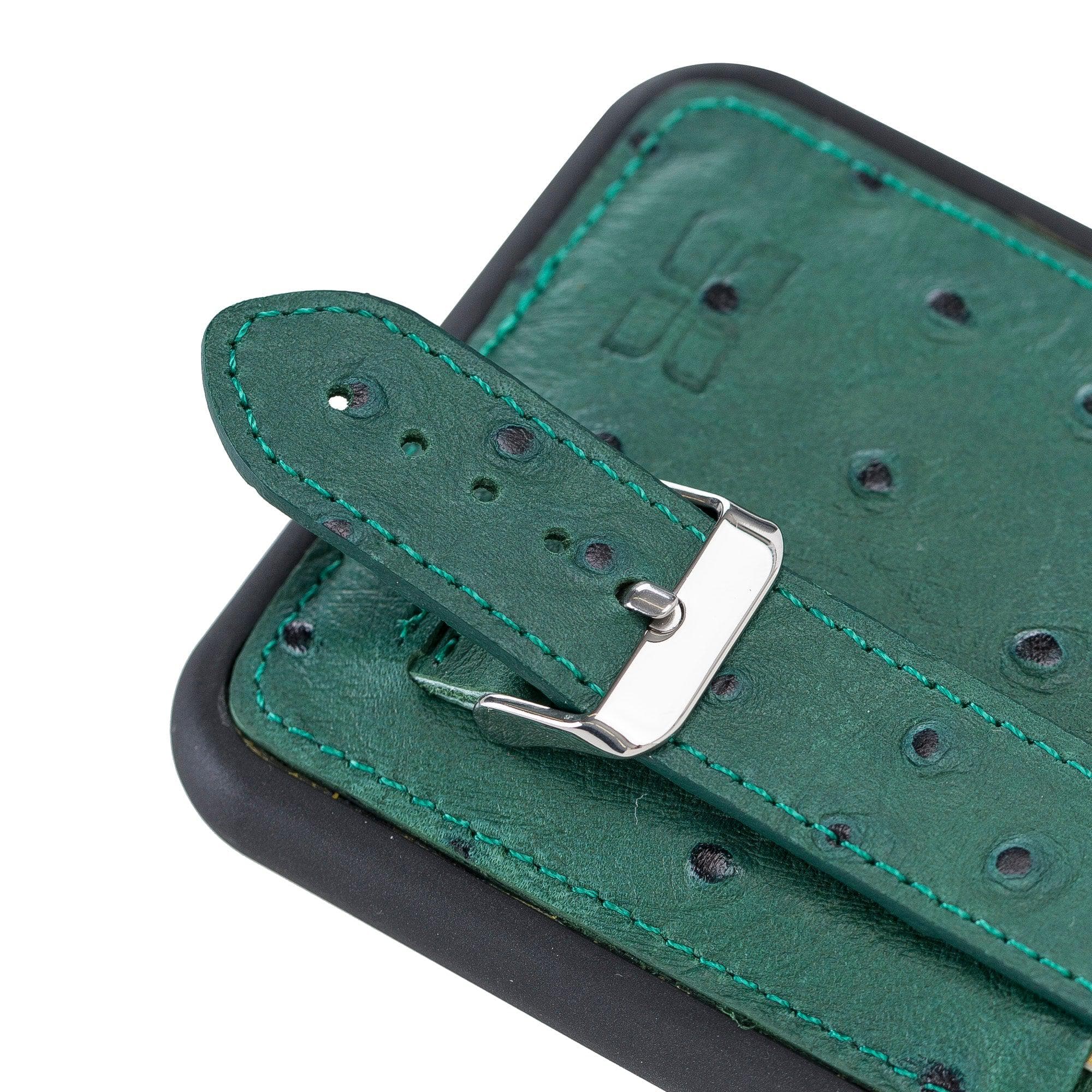 Flex Cover Genuine Leather iPhone 11 Pro Case with Card Holder & Hand Strap