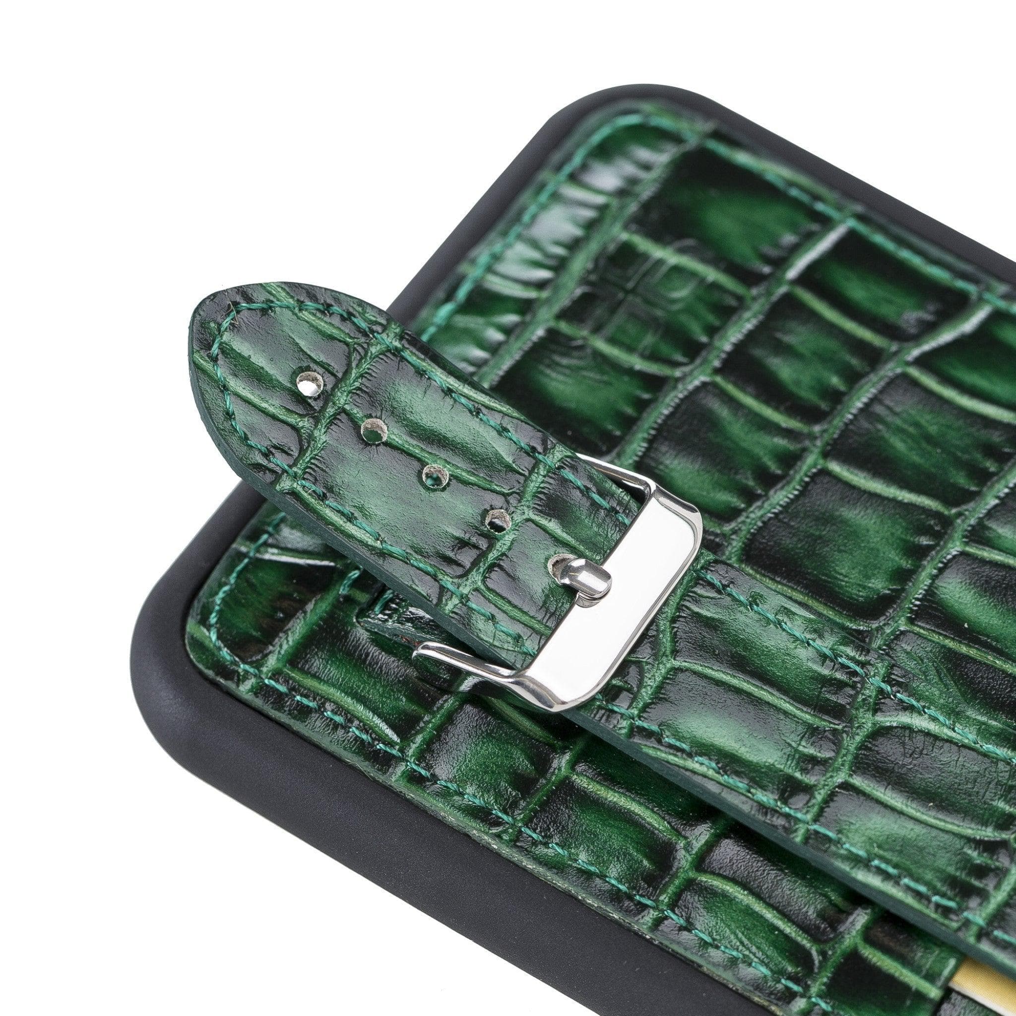 Flex Cover Genuine Leather iPhone 11 Pro Case with Card Holder & Hand Strap