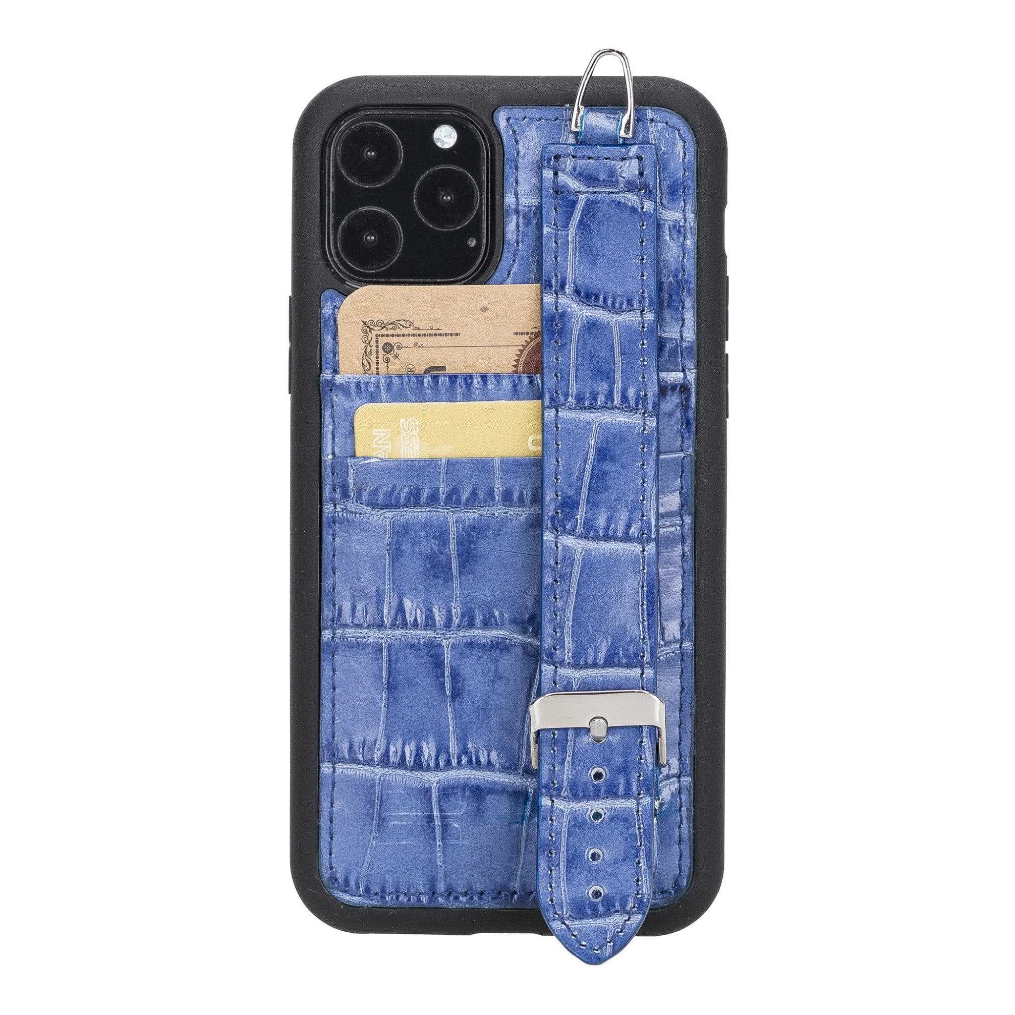 Flex Cover Genuine Leather iPhone 11 Pro Case with Card Holder & Hand Strap