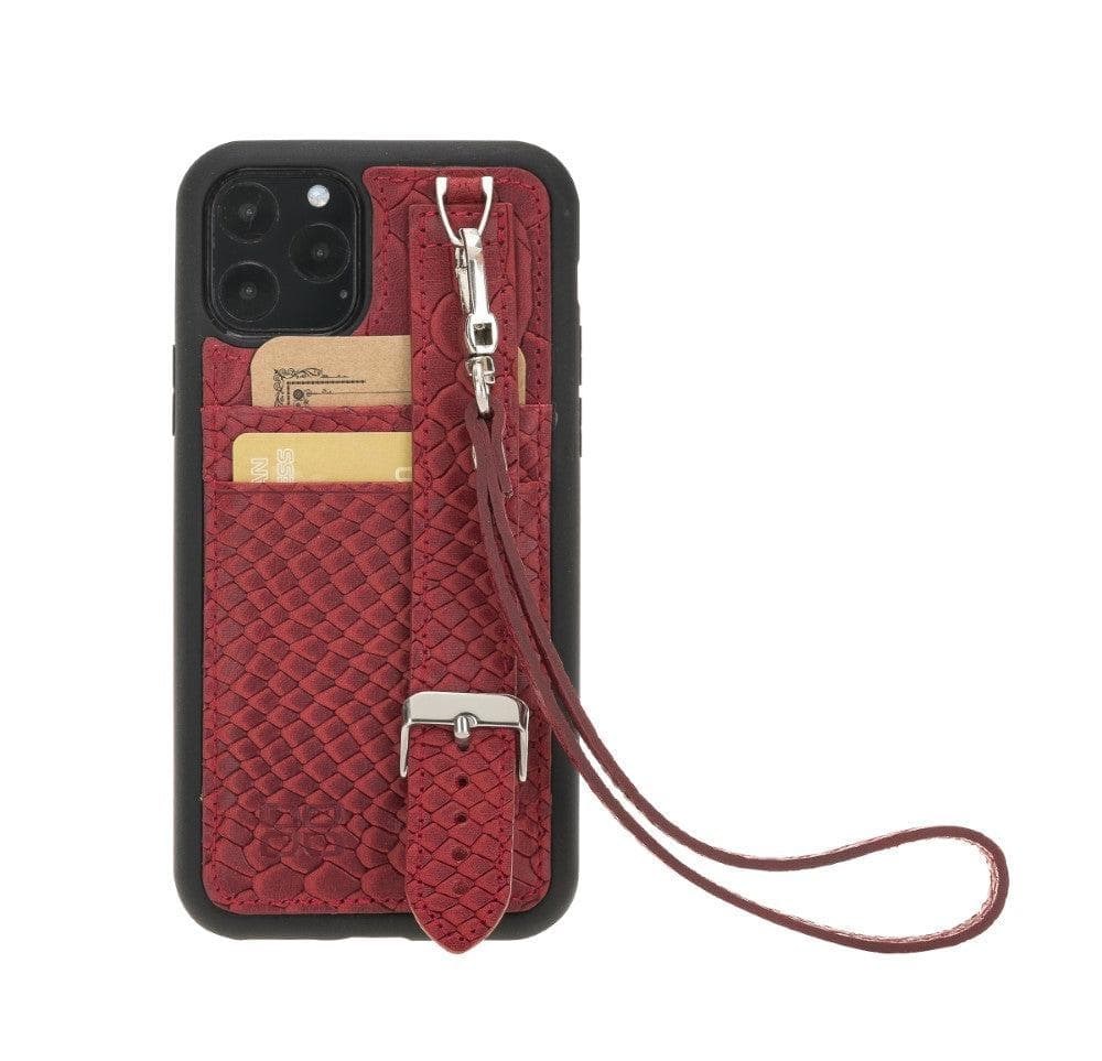Flex Cover Genuine Leather iPhone 11 Pro Case with Card Holder & Hand Strap