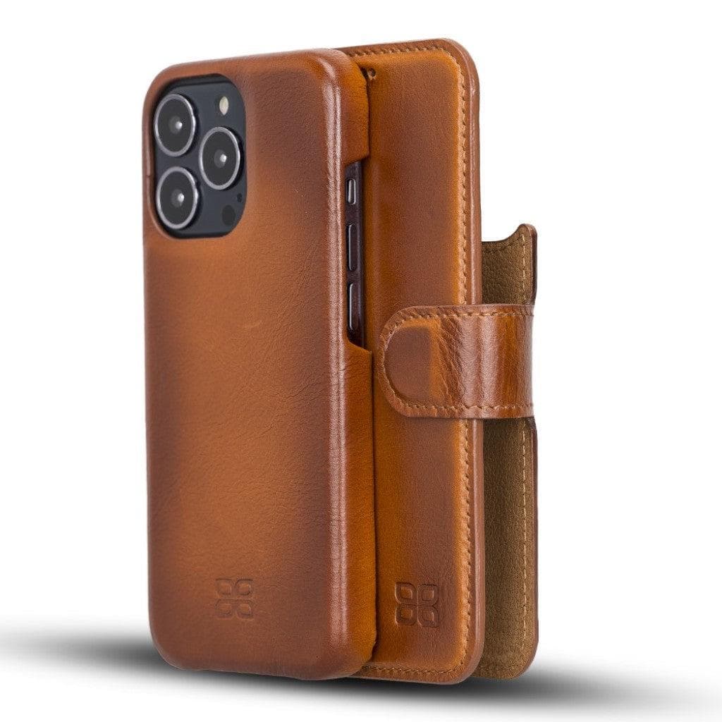 F360 Magic Genuine Leather iPhone 13 Detachable Wallet Case