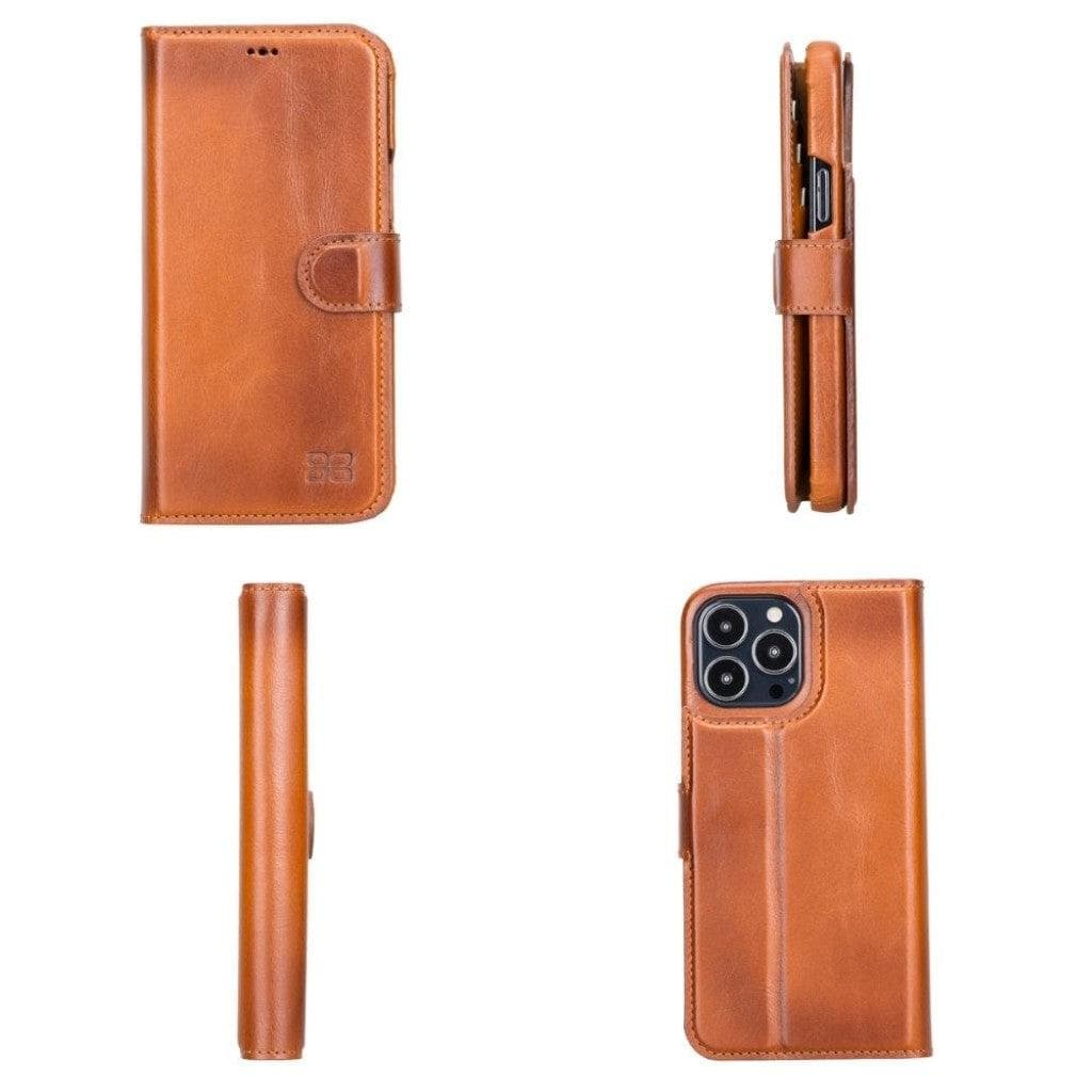 F360 Magic Genuine Leather iPhone 13 Detachable Wallet Case