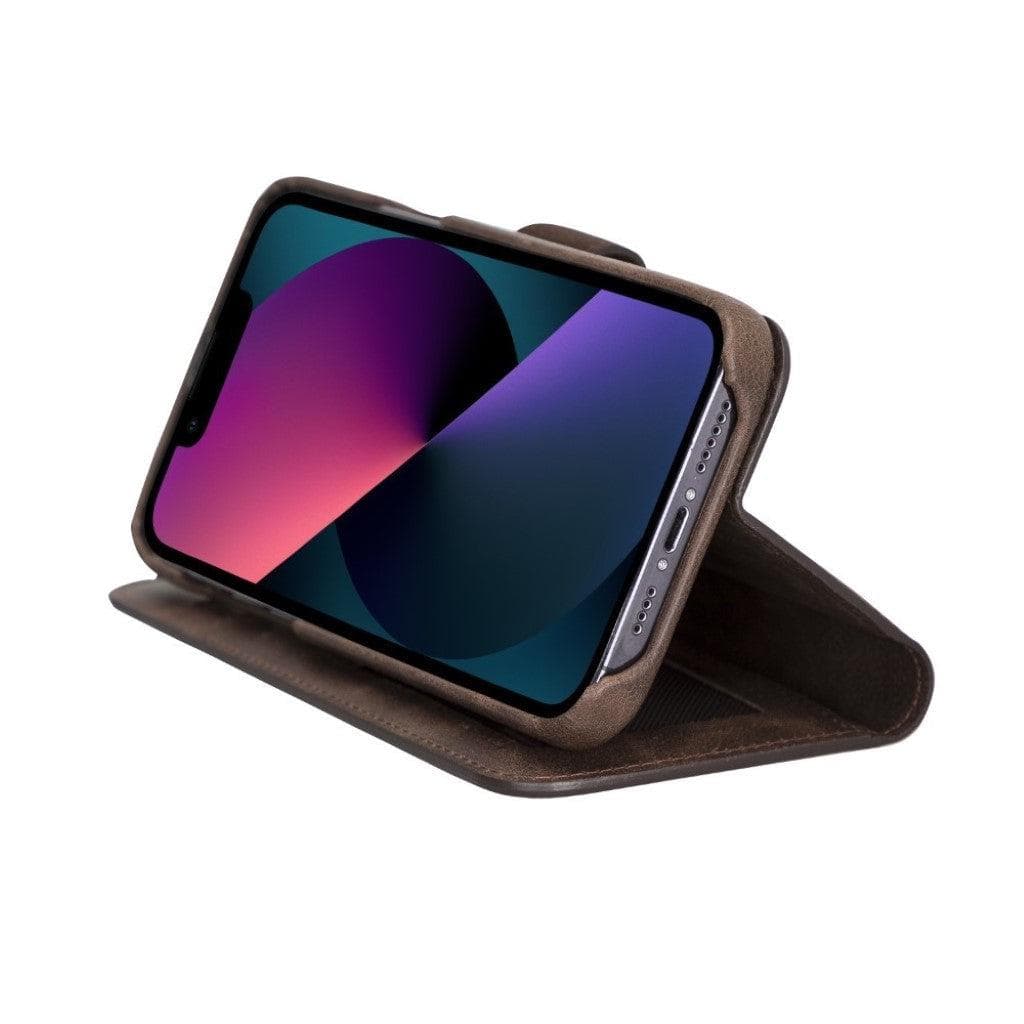 F360 Magic Genuine Leather iPhone 13 Pro Detachable Wallet Case