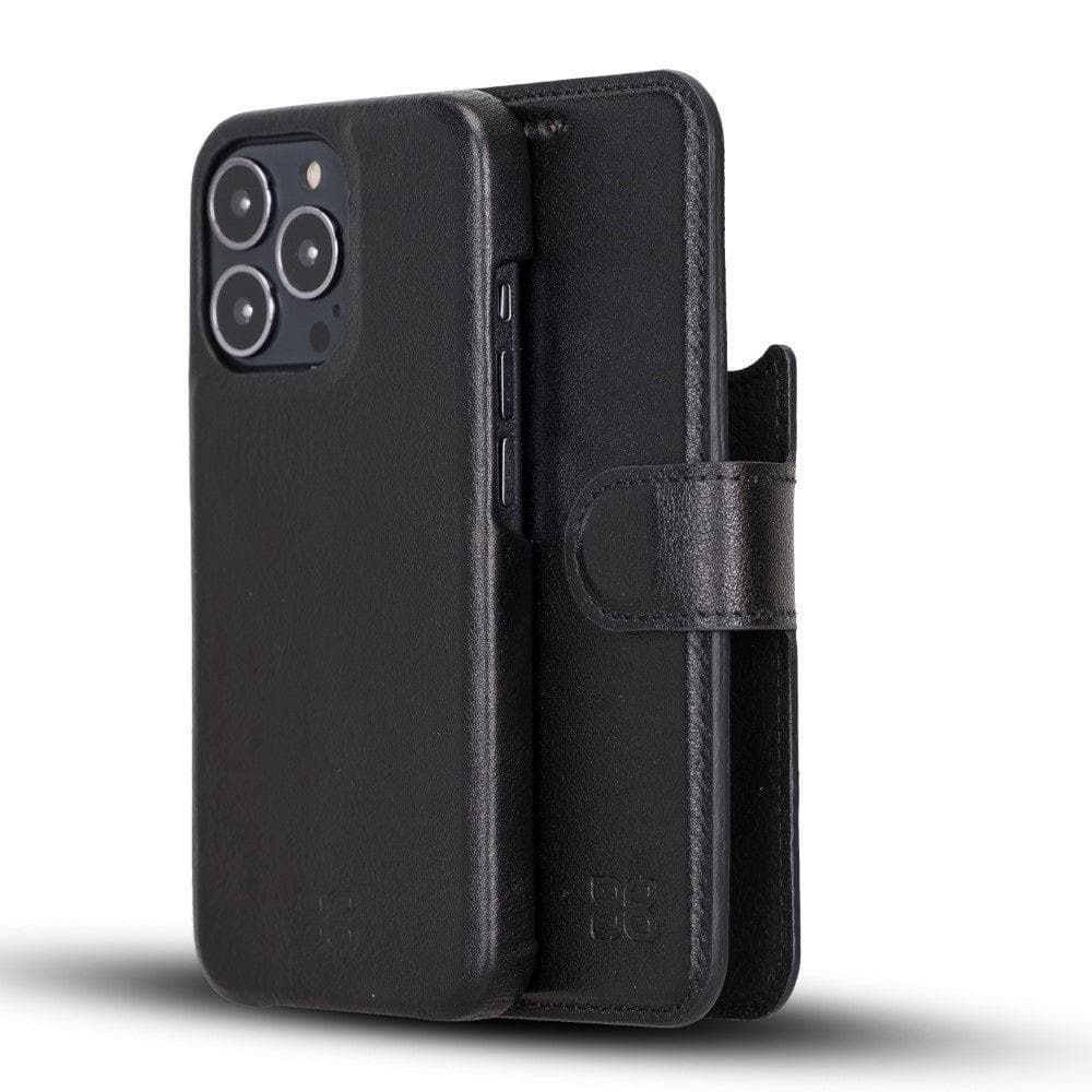 F360 Magic Genuine Leather iPhone 13 Pro Max Detachable Wallet Case