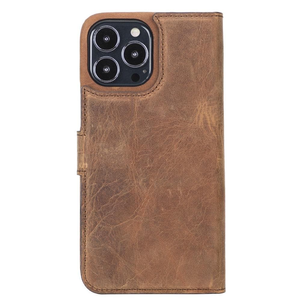 F360 Magic Genuine Leather iPhone 13 Detachable Wallet Case