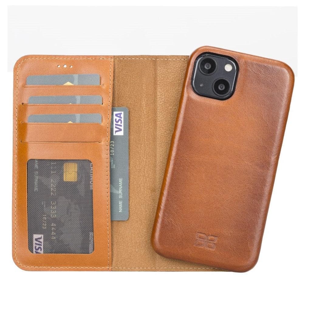 F360 Magic Genuine Leather iPhone 13 Detachable Wallet Case