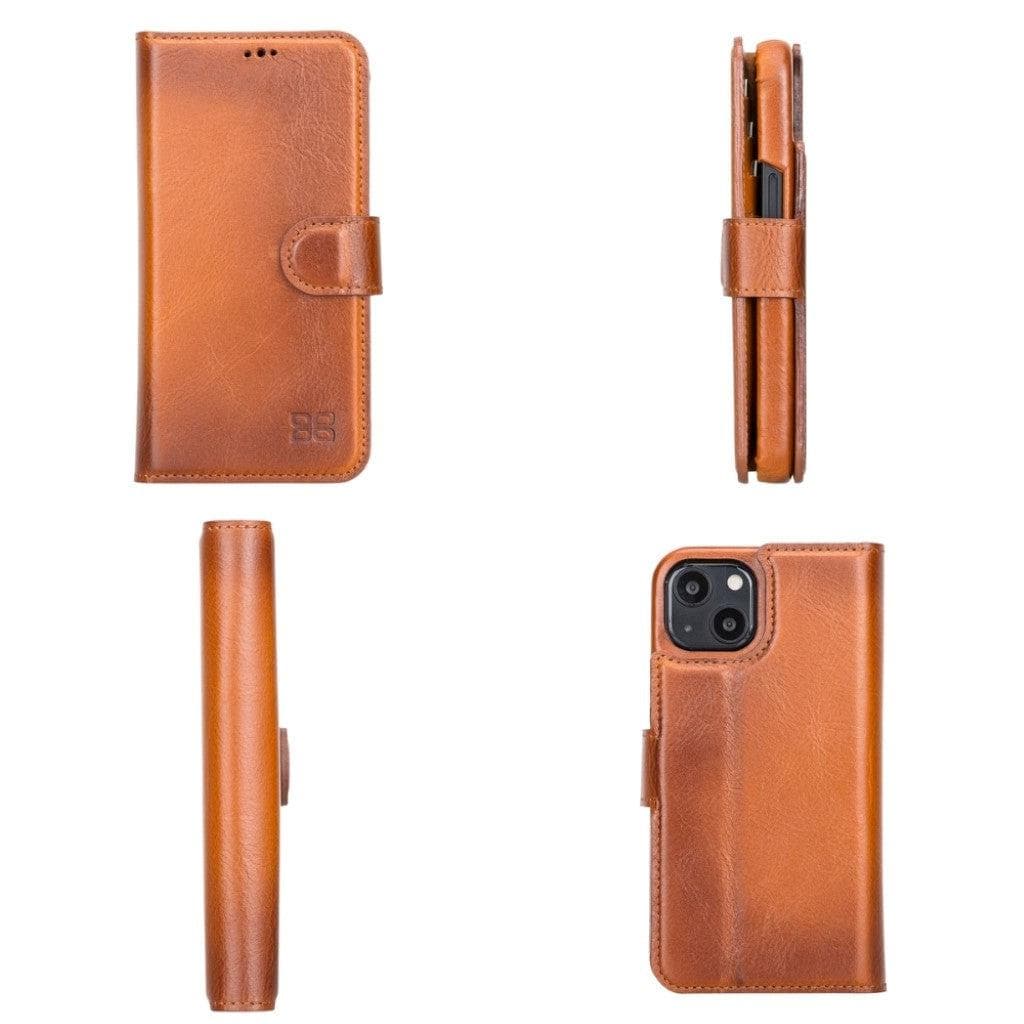 F360 Magic Genuine Leather iPhone 13 Detachable Wallet Case