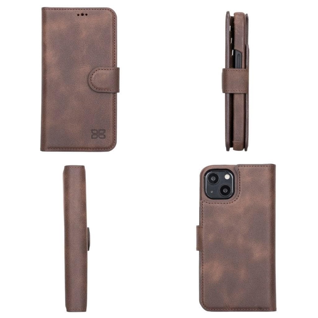 F360 Magic Genuine Leather iPhone 13 Pro Detachable Wallet Case