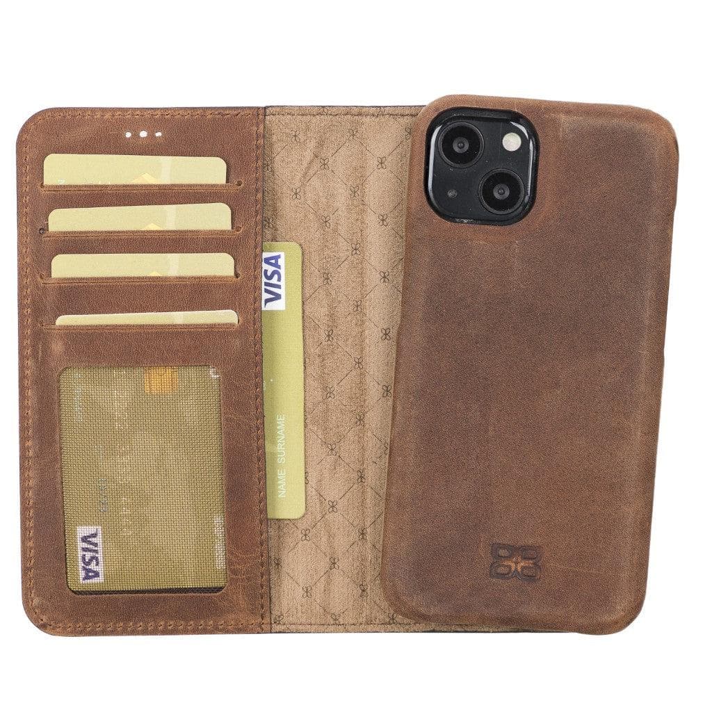 F360 Magic Genuine Leather iPhone 13 Pro Detachable Wallet Case