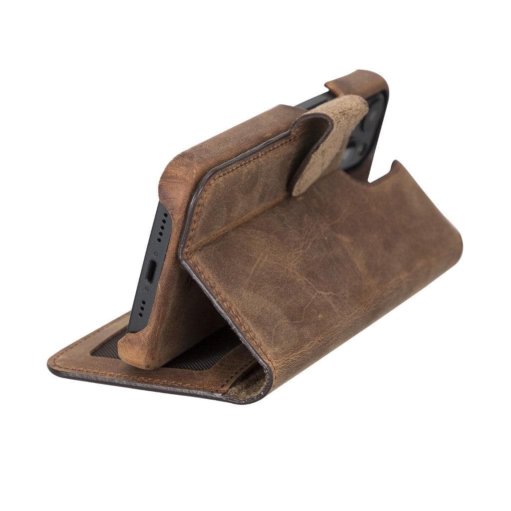 F360 Magic Genuine Leather iPhone 13 Detachable Wallet Case