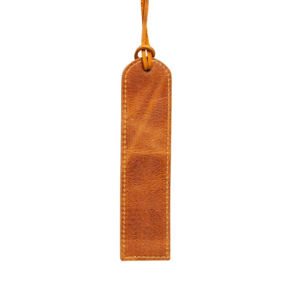 Markora Stitched Genuine Leather Bookmark