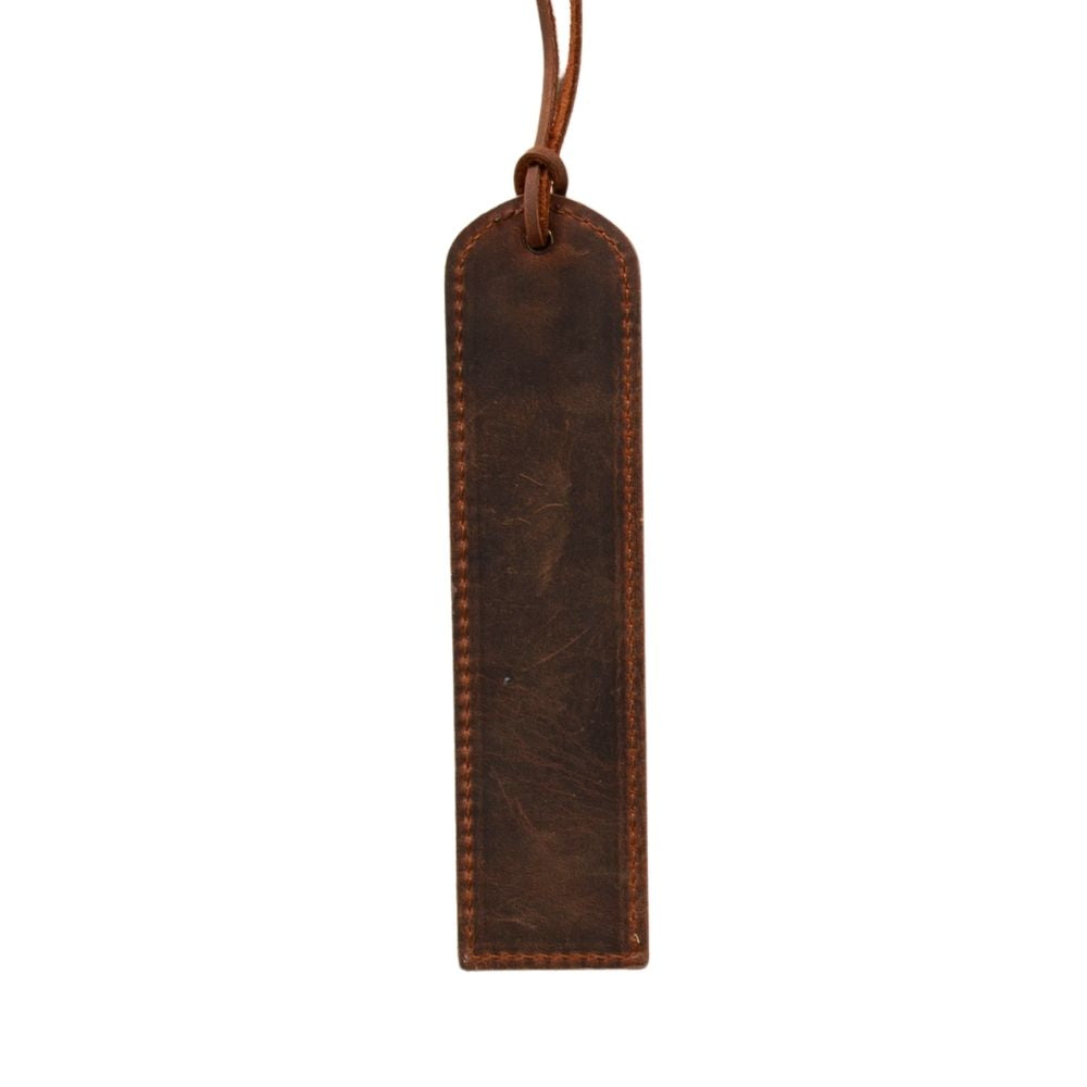 Markora Stitched Genuine Leather Bookmark