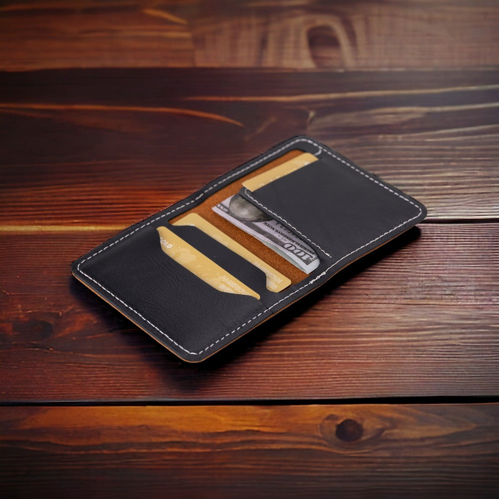 Versatile Genuine Leather Card Holder
