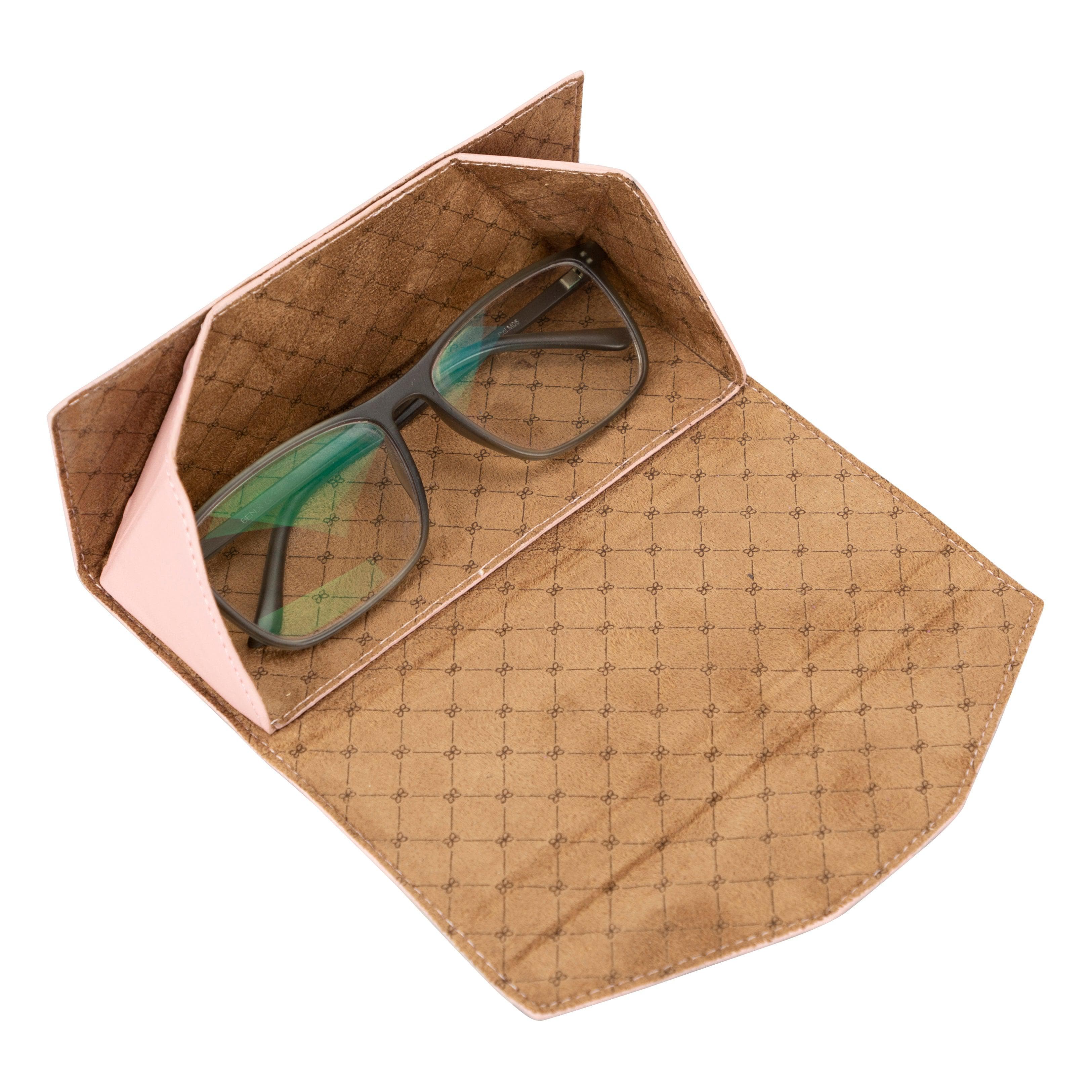 Smart Leather Glasses Case