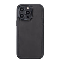 Liluri Magnetic Detachable Leather Wallet Case for iPhone 15 Pro Max (6.7") - BLACK