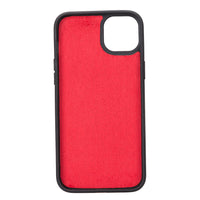 Magic Magnetic Detachable Leather Wallet Case with RFID for iPhone 15 Plus (6.7") - RED