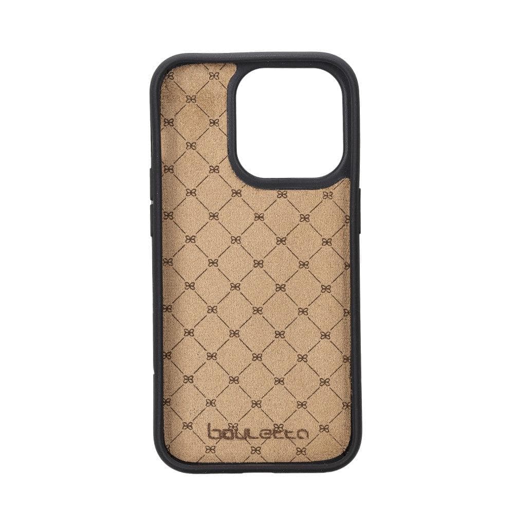 Flex Cover Genuine Leather iPhone 15 Case with Card Holder