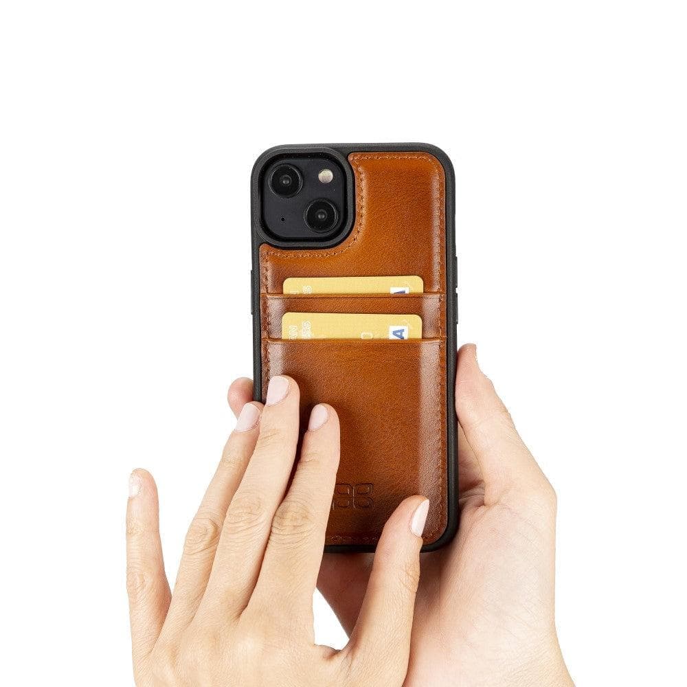 Flex Cover Genuine Leather iPhone 15 Pro Max Case with Card Holder