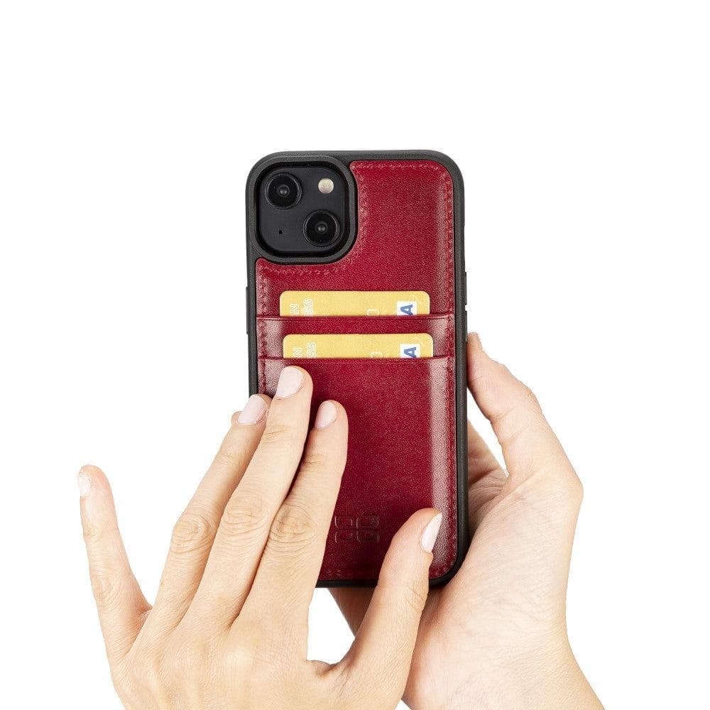 Flex Cover Genuine Leather iPhone 15 Pro Max Case with Card Holder