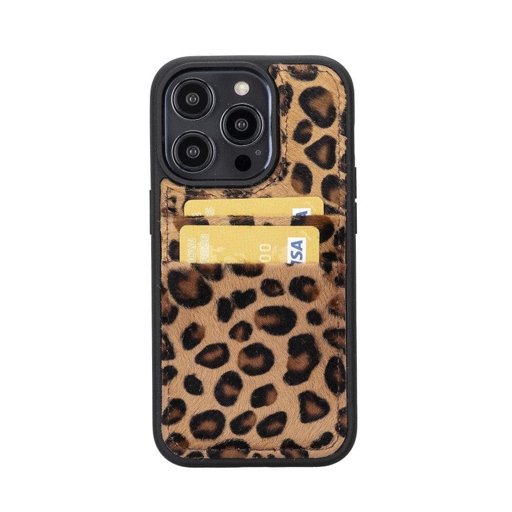 Flex Cover Genuine Leather iPhone 15 Pro Max Case with Card Holder