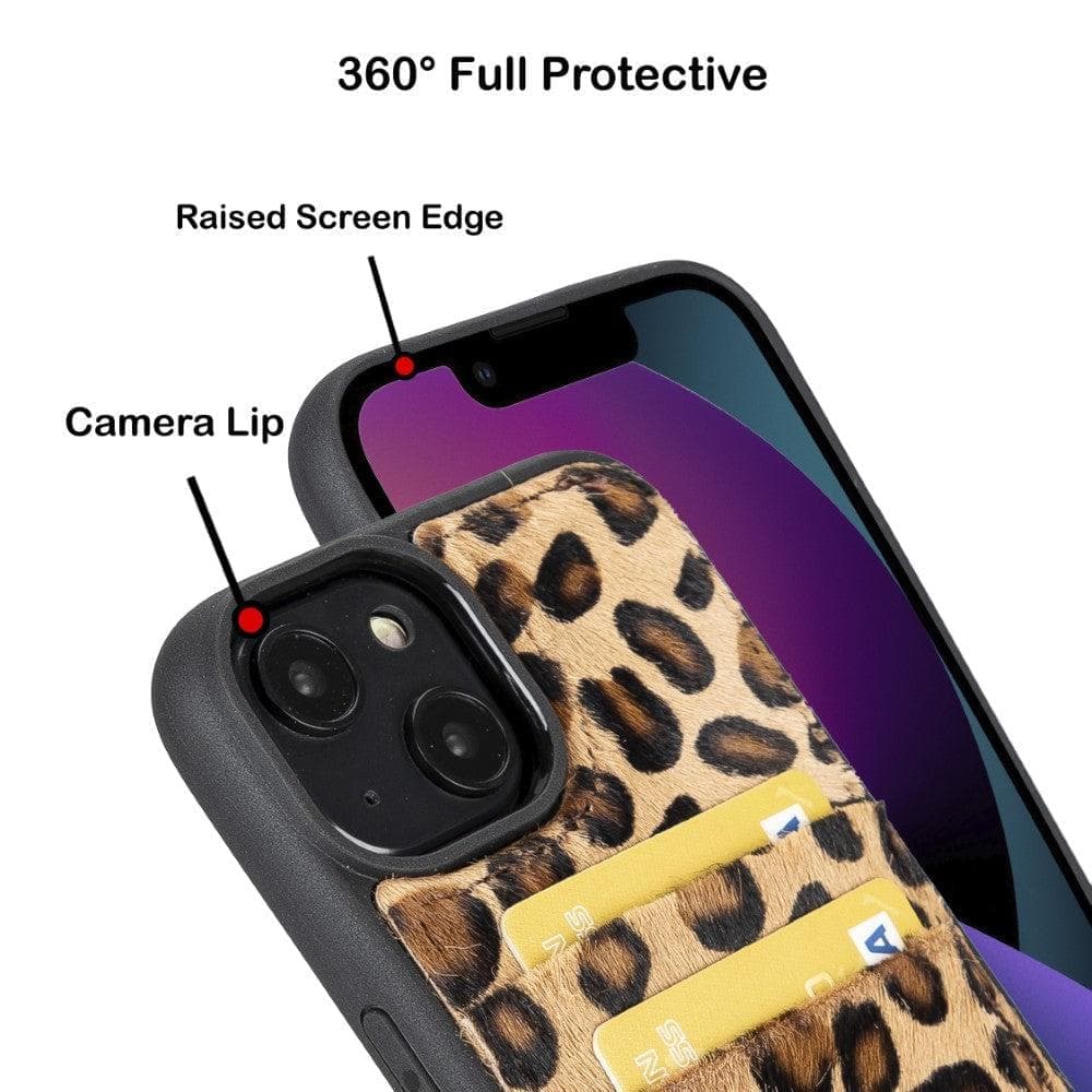 Flex Cover Genuine Leather iPhone 15 Pro Max Case with Card Holder