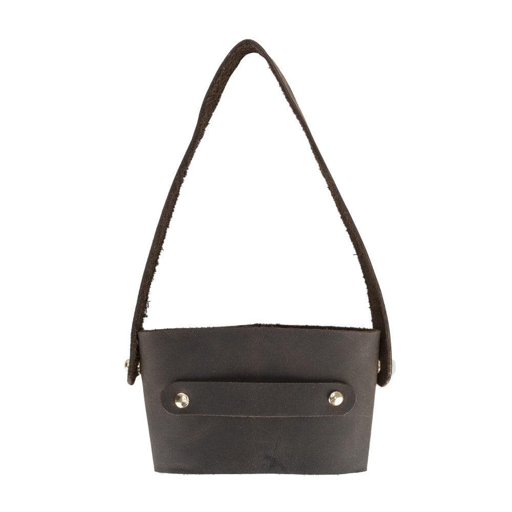 Patras Genuine Leather Coffee Cup Case