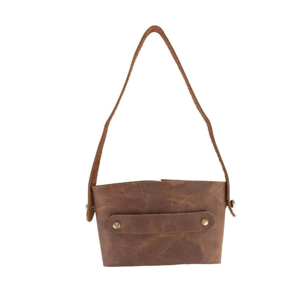 Patras Genuine Leather Coffee Cup Case