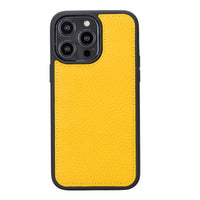 Magic Magnetic Detachable Leather Wallet Case with RFID for iPhone 15 Pro (6.1") - YELLOW