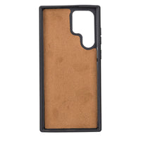 Santa Magnetic Detachable Leather Wallet Case for Samsung Galaxy S24 Ultra (6.8") - BROWN