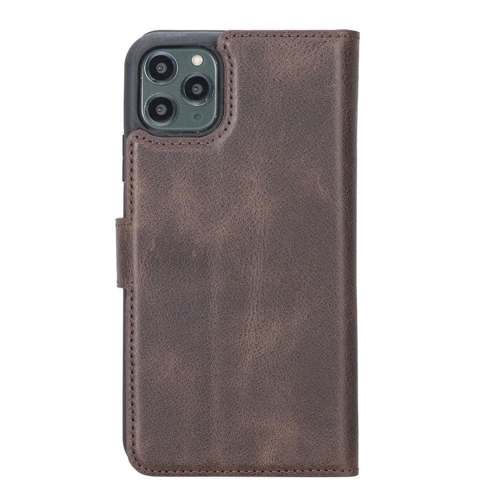Magic iPhone 11 Pro Genuine Leather Detachable Wallet Case