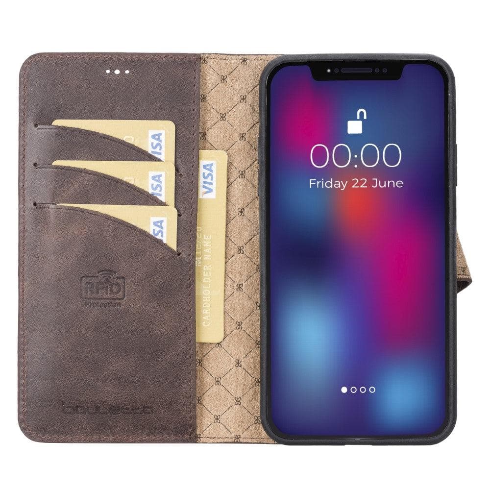 Magic iPhone 11 Pro Genuine Leather Detachable Wallet Case