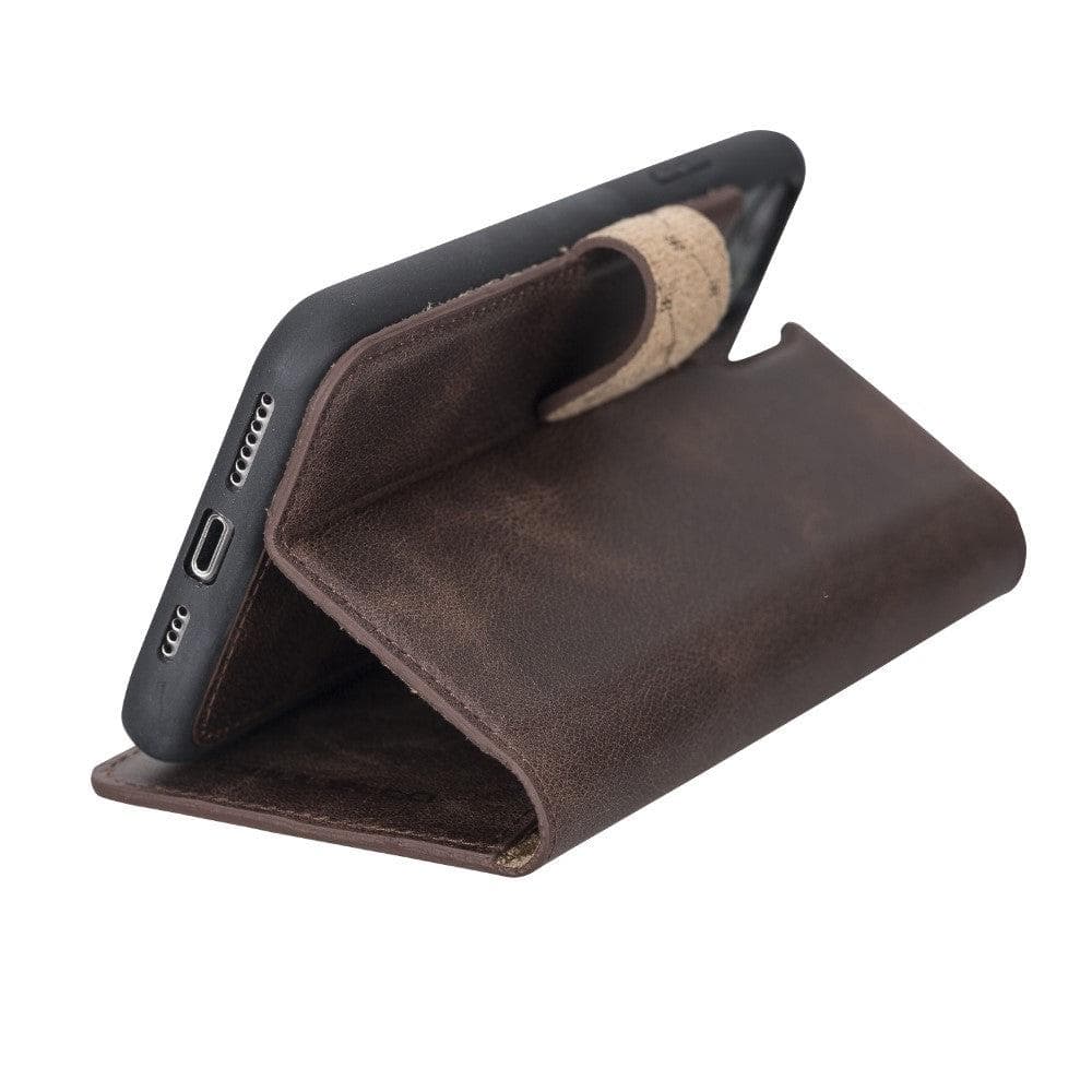Magic iPhone 11 Pro Genuine Leather Detachable Wallet Case