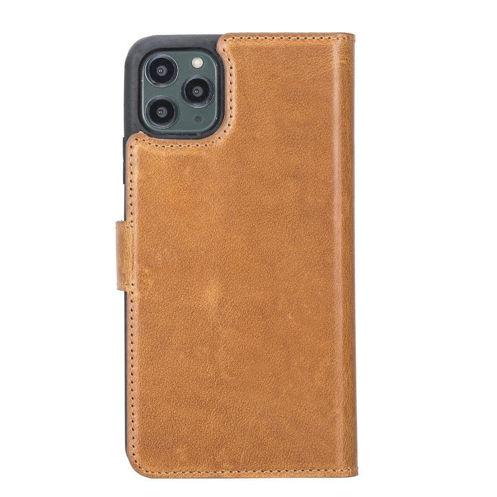 Magic iPhone 11 Pro Genuine Leather Detachable Wallet Case