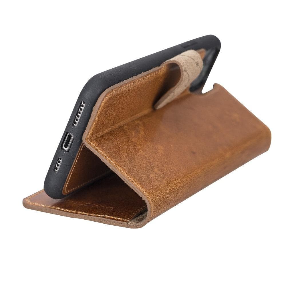 Magic iPhone 11 Genuine Leather Detachable Wallet Case