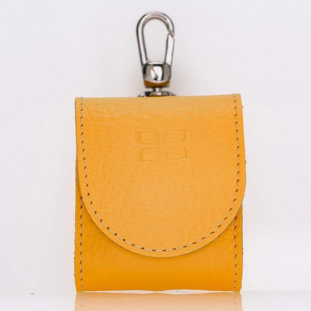 Mai Magnet Genuine Leather AirPods 1 and AirPods 2 Case with Hook