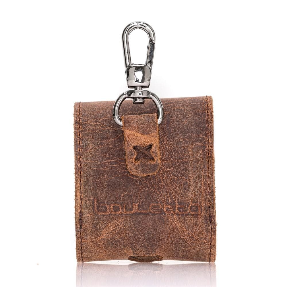 Mai Magnet Genuine Leather AirPods 1 and AirPods 2 Case with Hook