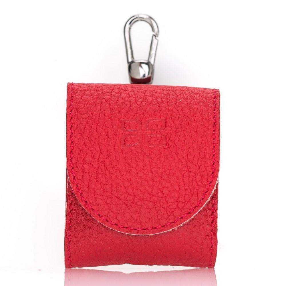 Mai Magnet Genuine Leather AirPods 1 and AirPods 2 Case with Hook