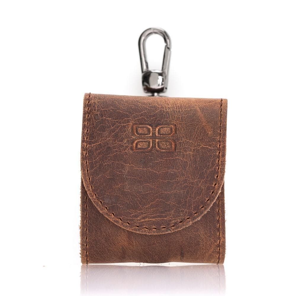 Mai Magnet Genuine Leather AirPods 1 and AirPods 2 Case with Hook