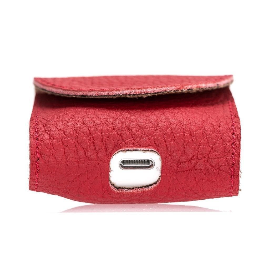 Mai Magnet Genuine Leather AirPods 1 and AirPods 2 Case with Hook