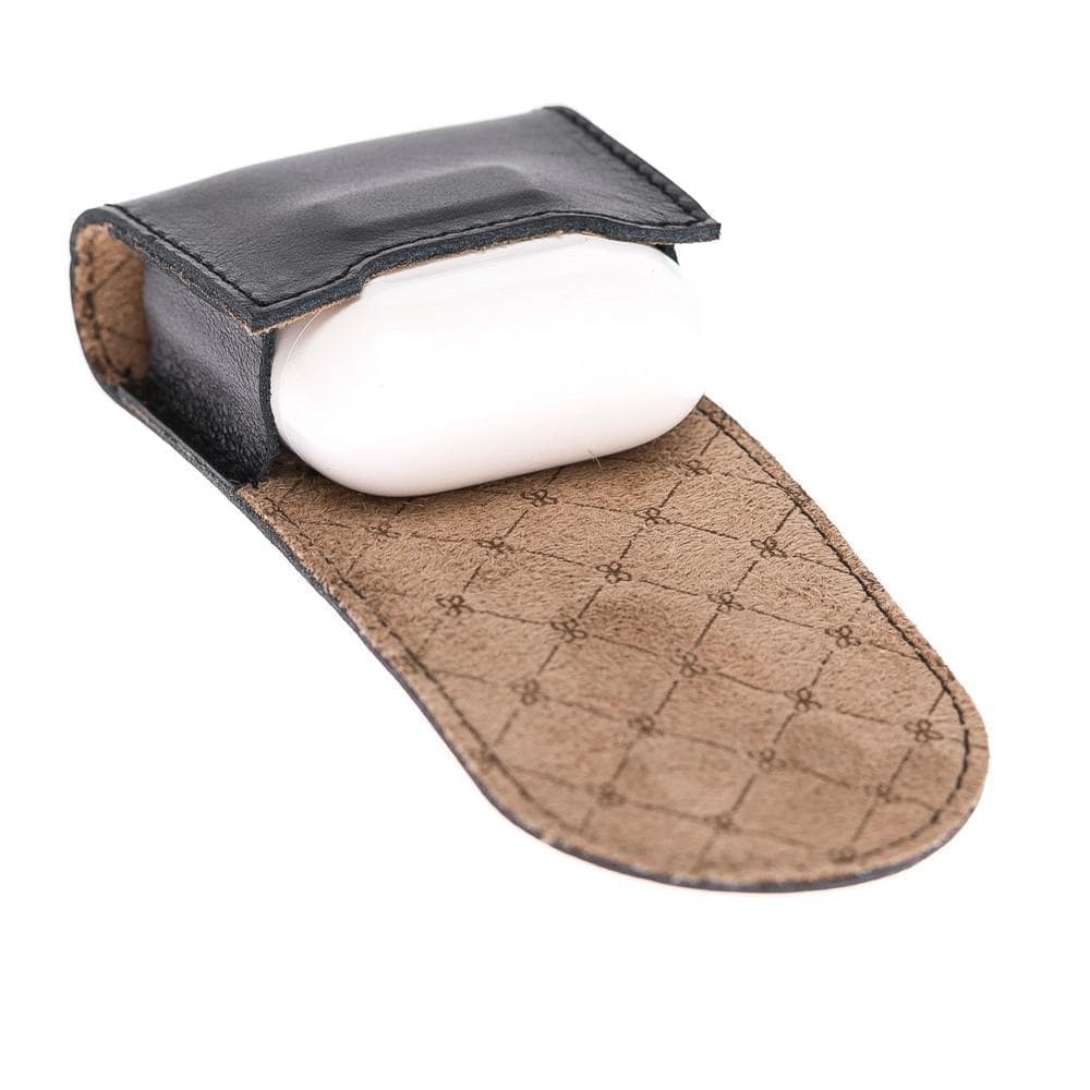 Mai Magnet Genuine Leather AirPods 1 and AirPods 2 Case with Hook