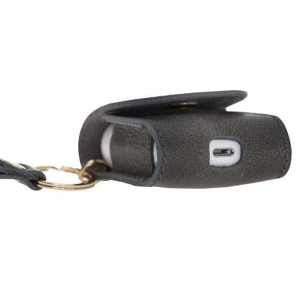 Mai Snap Genuine Leather AirPods 1 and AirPods 2 Case with Hook