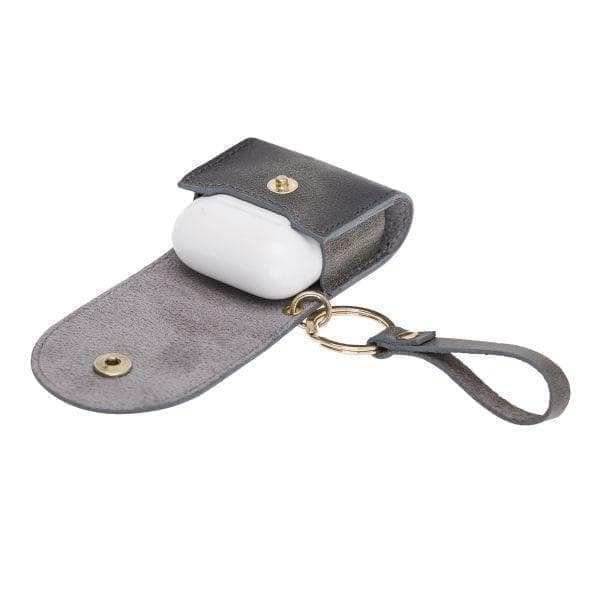 Mai Snap Genuine Leather AirPods 1 and AirPods 2 Case with Hook