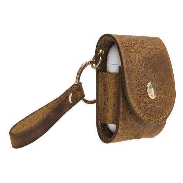 Mai Snap Genuine Leather AirPods 1 and AirPods 2 Case with Hook