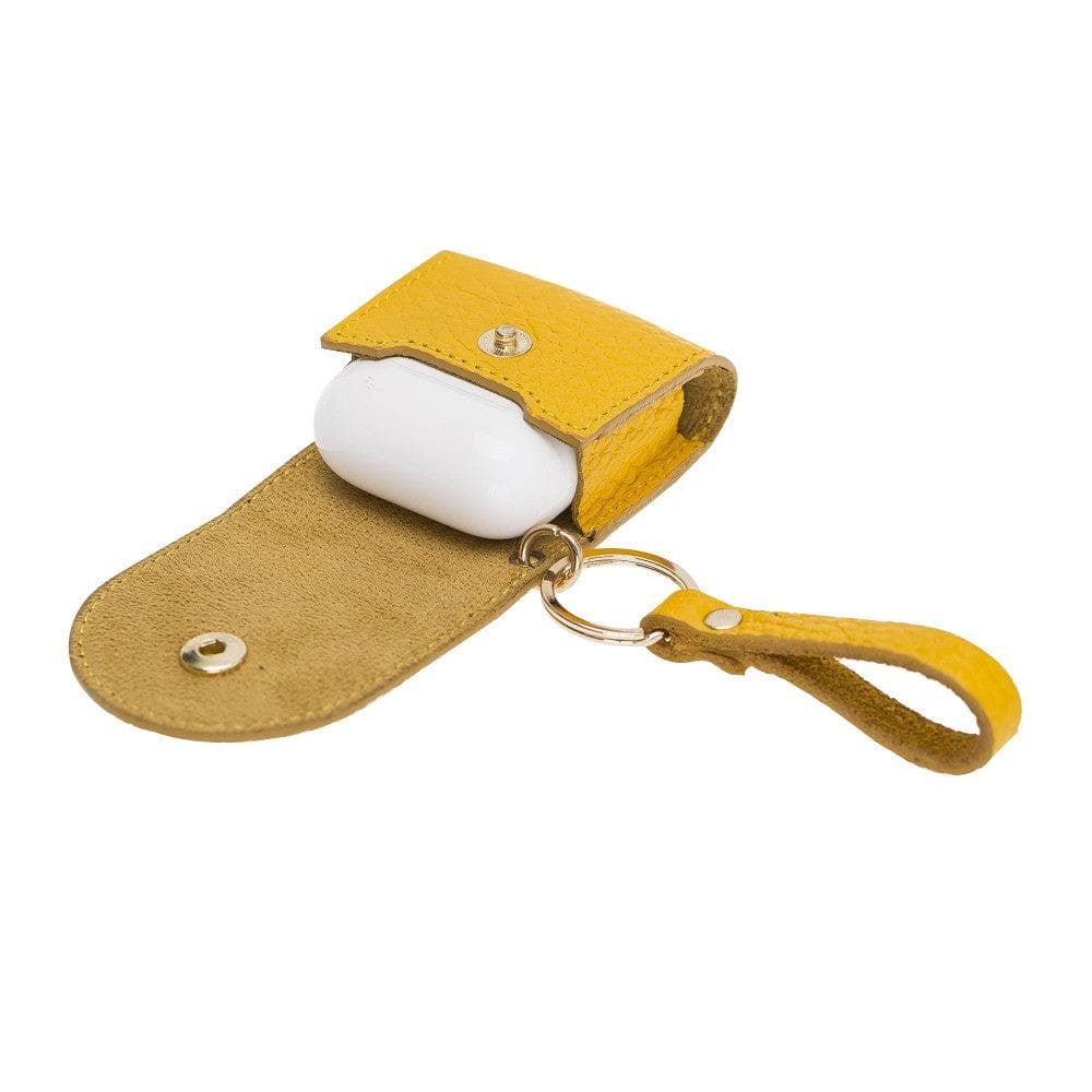 Mai Snap Genuine Leather AirPods 1 and AirPods 2 Case with Hook