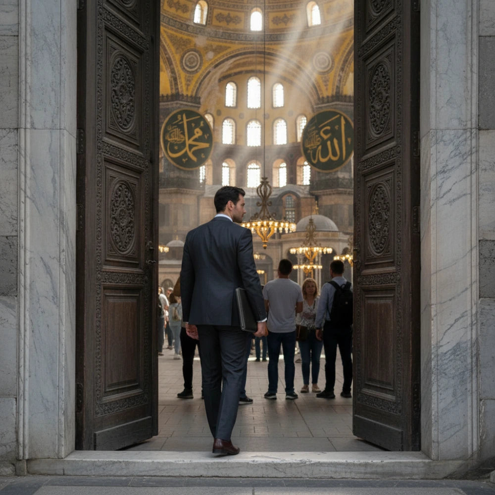 Miraj Genuine Leather Prayer Rug