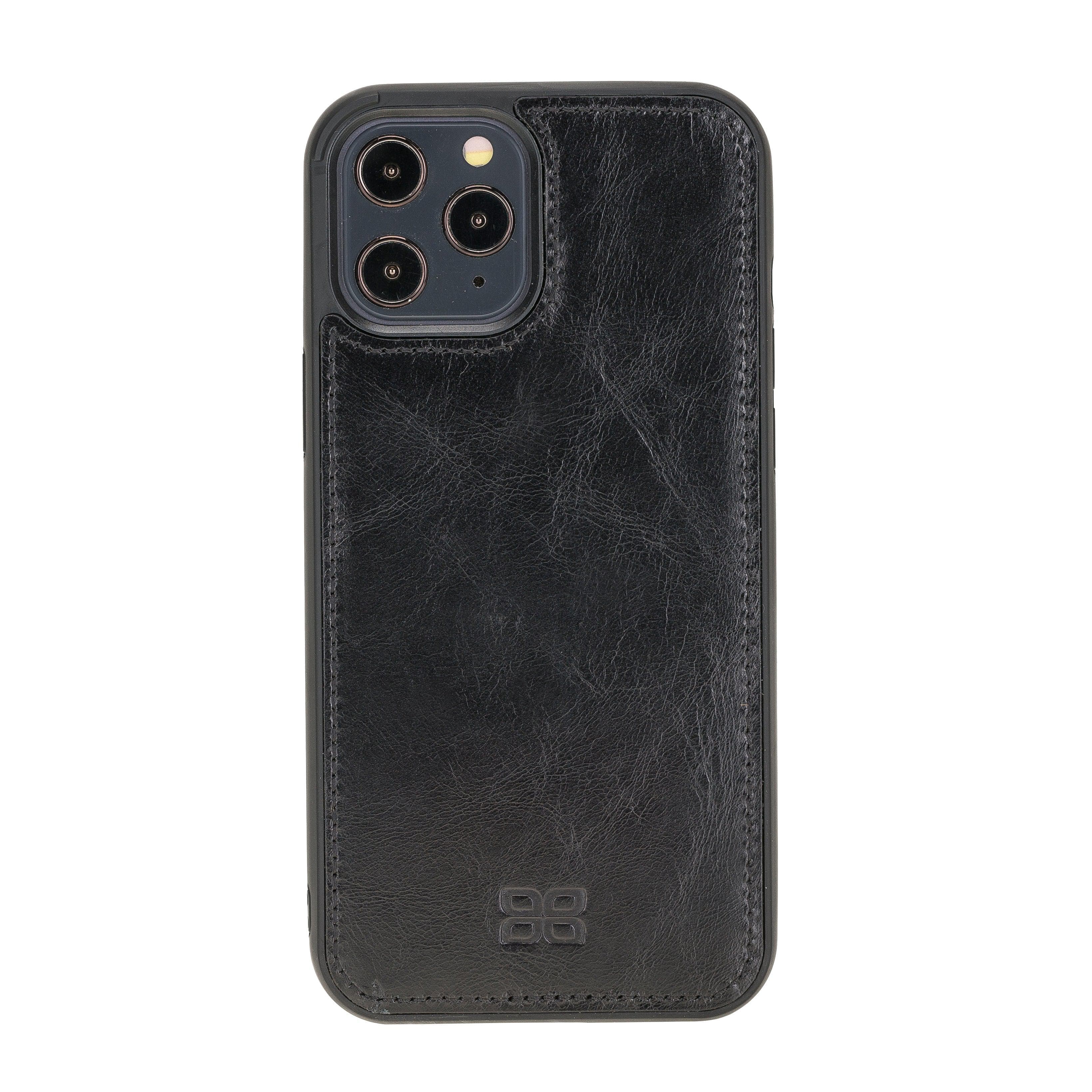 Magic iPhone 12 / 12 Pro Genuine Leather Detachable Wallet Case