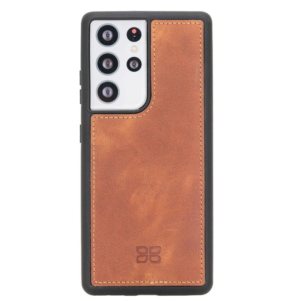 Pouch Magic Samsung Galaxy S21 Ultra Detachable Genuine Leather Wallet Case