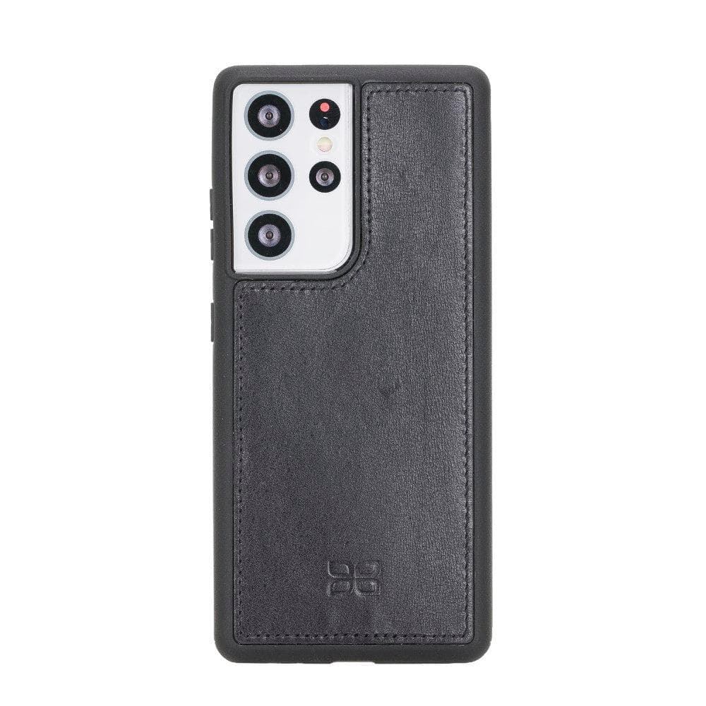 Pouch Magic Samsung Galaxy S21 Ultra Detachable Genuine Leather Wallet Case